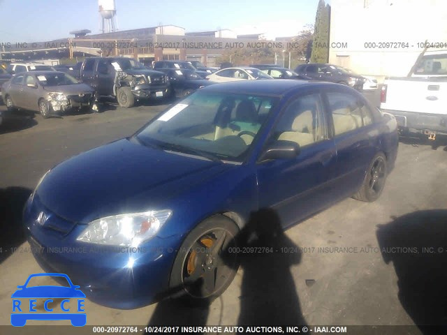 2005 Honda Civic 2HGES16325H581447 image 5