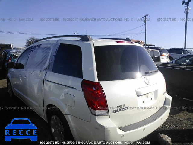 2006 Nissan Quest S/SE/SL 5N1BV28U96N126992 image 2