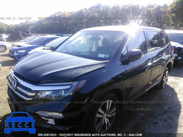 2016 Honda Pilot EXL 5FNYF6H53GB116227 зображення 1