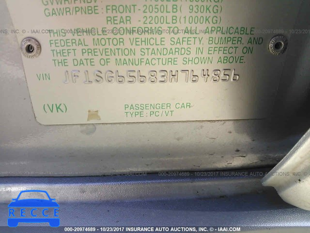 2003 Subaru Forester 2.5XS JF1SG65683H764856 image 8