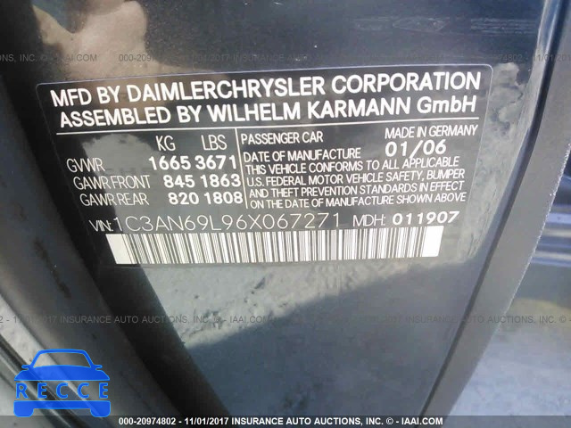 2006 Chrysler Crossfire LIMITED 1C3AN69L96X067271 image 8