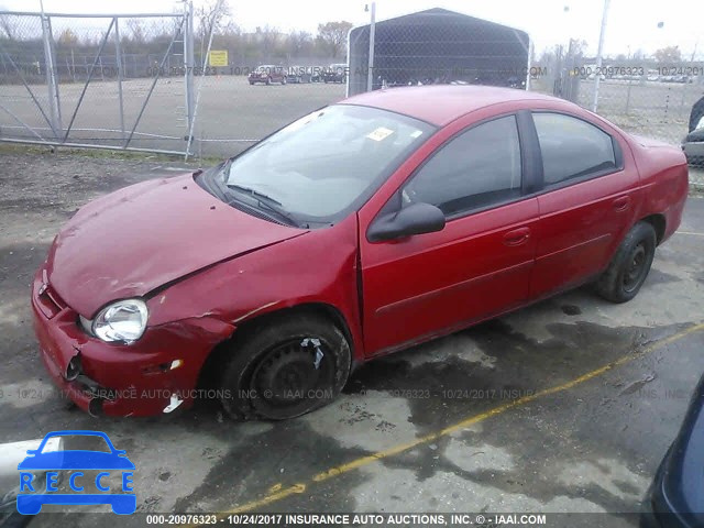 2002 Dodge Neon 1B3ES26C12D634895 image 1