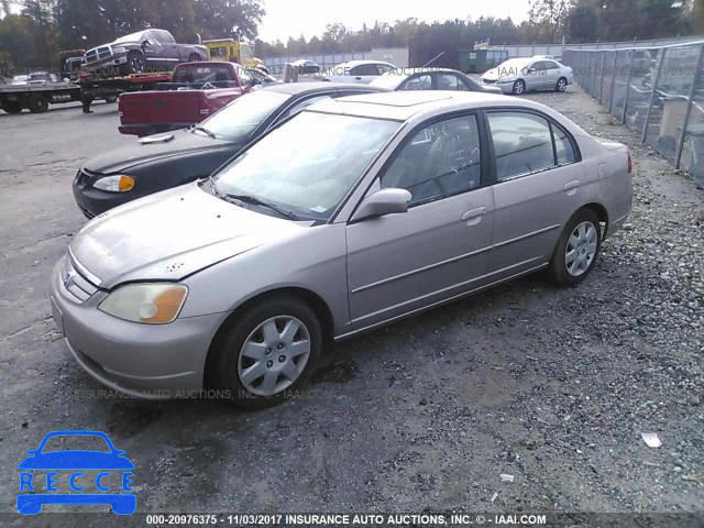 2001 Honda Civic 1HGES26771L035619 image 1