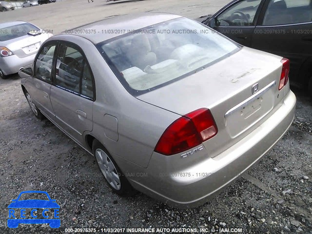 2001 Honda Civic 1HGES26771L035619 image 2