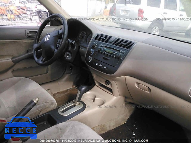 2001 Honda Civic 1HGES26771L035619 image 4