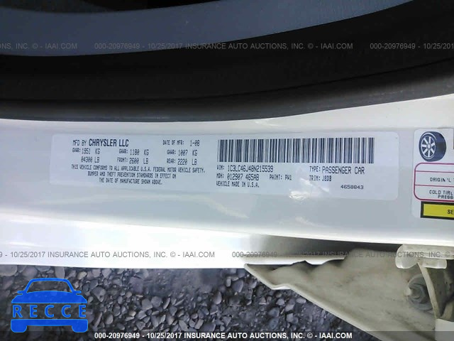 2008 Chrysler Sebring LX 1C3LC46J48N215539 зображення 8