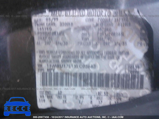 1999 Ford Expedition 1FMRU17L1XLC03663 image 8