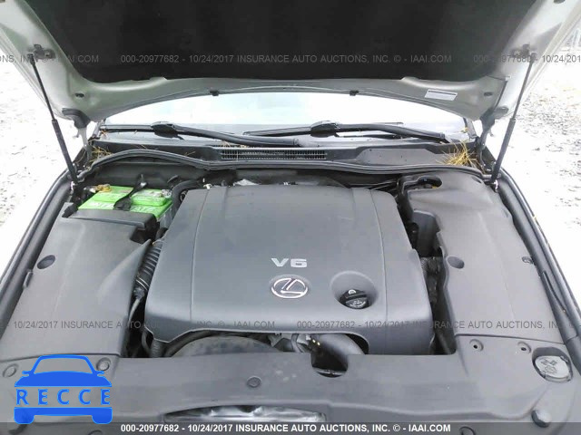 2006 Lexus IS 250 JTHBK262X62019710 image 9