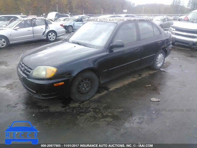 2005 Hyundai Accent GL KMHCG45C15U645402 image 1
