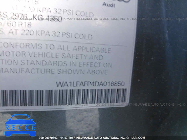 2013 Audi Q5 PREMIUM PLUS WA1LFAFP4DA016850 image 8
