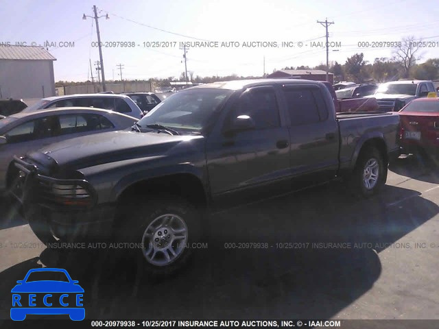 2002 Dodge Dakota QUAD SPORT/QUAD R/T 1B7HG38N02S639986 image 1