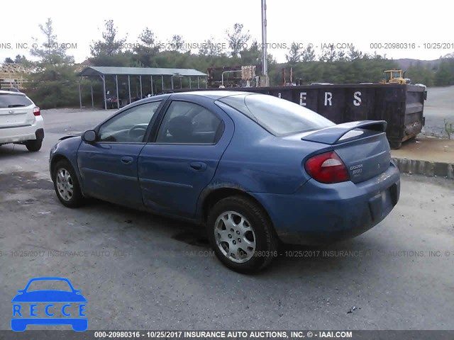 2003 DODGE NEON 1B3ES56C53D234924 image 2