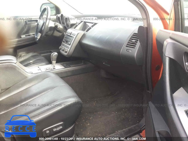 2005 NISSAN MURANO SL/SE/S JN8AZ08W25W442256 зображення 4