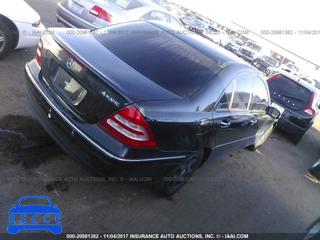 2004 Mercedes-benz C 240 4MATIC WDBRF81J44F459562 image 3