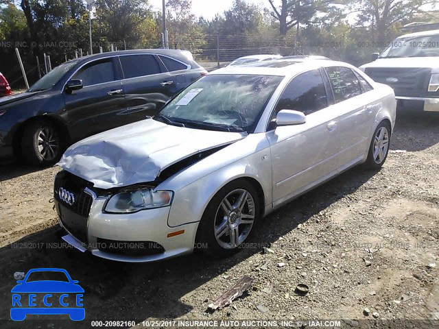 2008 Audi A4 2.0T WAUAF78E78A025847 image 1