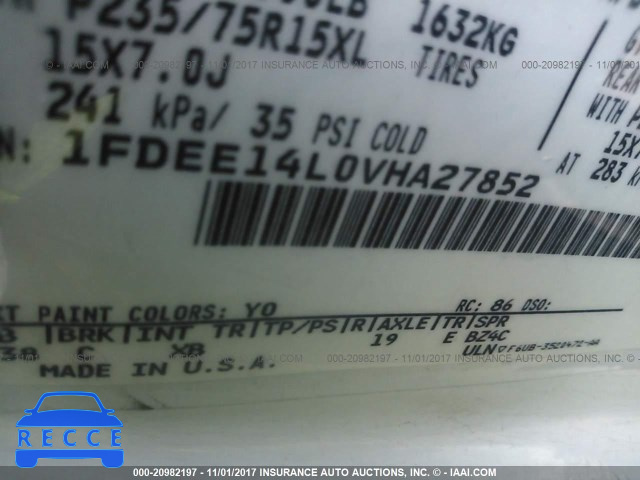 1997 Ford Econoline E150 VAN 1FDEE14L0VHA27852 image 8