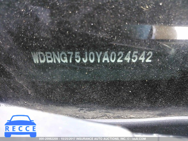 2000 Mercedes-benz S 500 WDBNG75J0YA024542 зображення 8