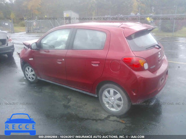 2014 Mitsubishi Mirage ES ML32A4HJ0EH015409 image 2