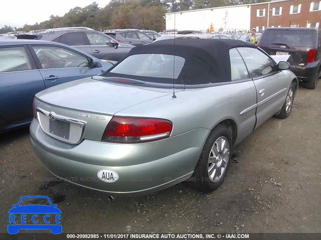 2005 Chrysler Sebring LIMITED 1C3EL65R55N614838 зображення 3