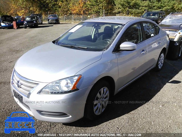 2015 Nissan Sentra 3N1AB7AP2FY251297 image 1