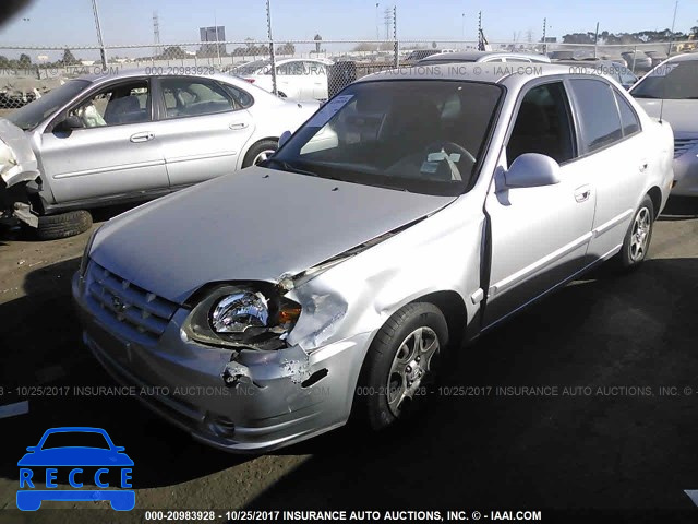 2003 Hyundai Accent GL KMHCG45C53U473713 image 1