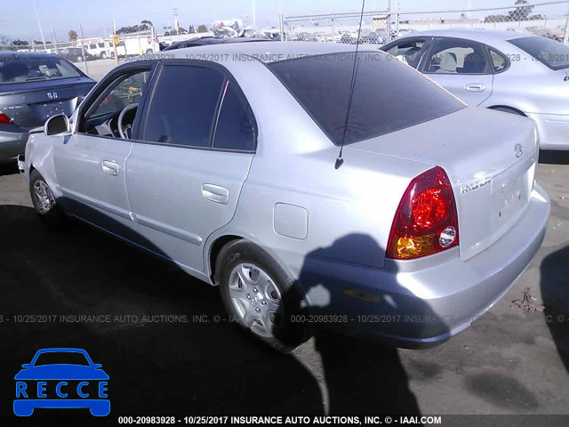 2003 Hyundai Accent GL KMHCG45C53U473713 image 2