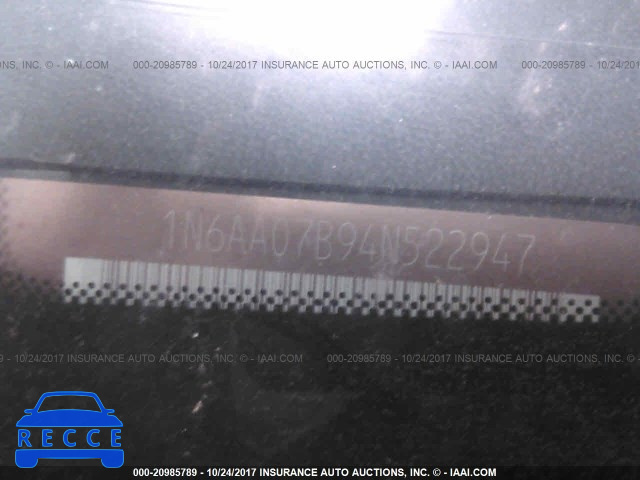2004 Nissan Titan XE/SE/LE 1N6AA07B94N522947 image 8