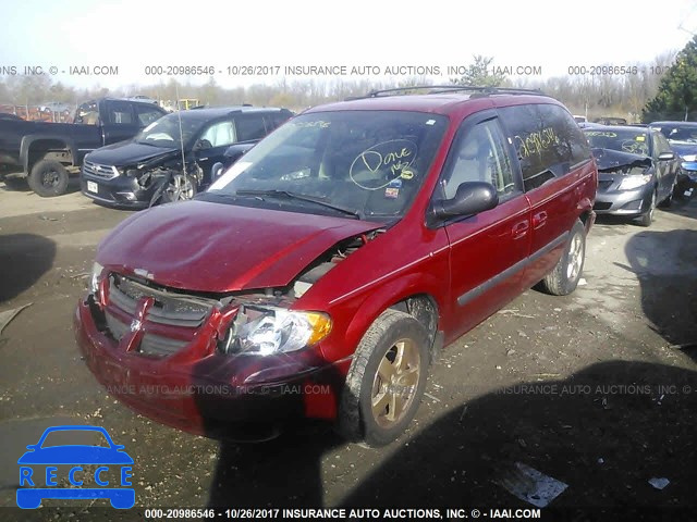 2005 Dodge Caravan SXT 1D4GP45R95B376946 зображення 1