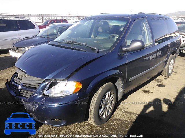 2005 Dodge Grand Caravan SE 1D4GP24R45B272841 зображення 1