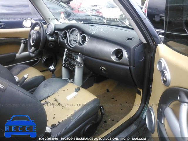 2005 Mini Cooper S WMWRE33495TD93074 image 4