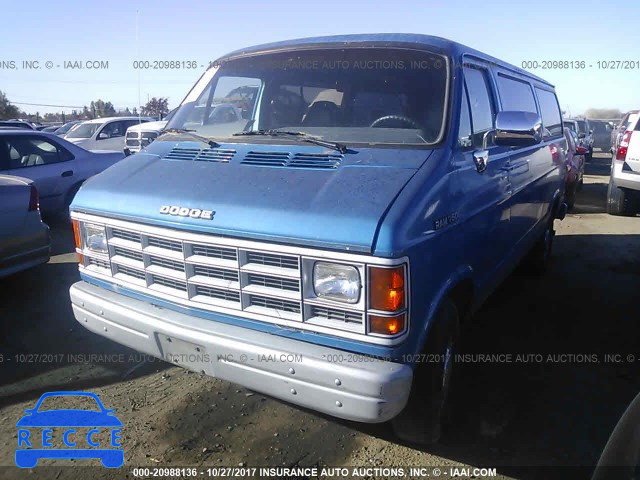 1992 Dodge Ram Wagon B250 2B4HB25Y2NK144644 зображення 1