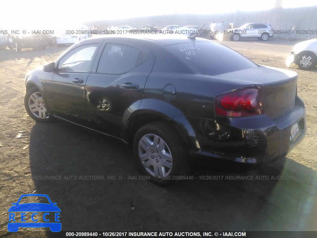 2012 Dodge Avenger 1C3CDZAB0CN252414 зображення 2