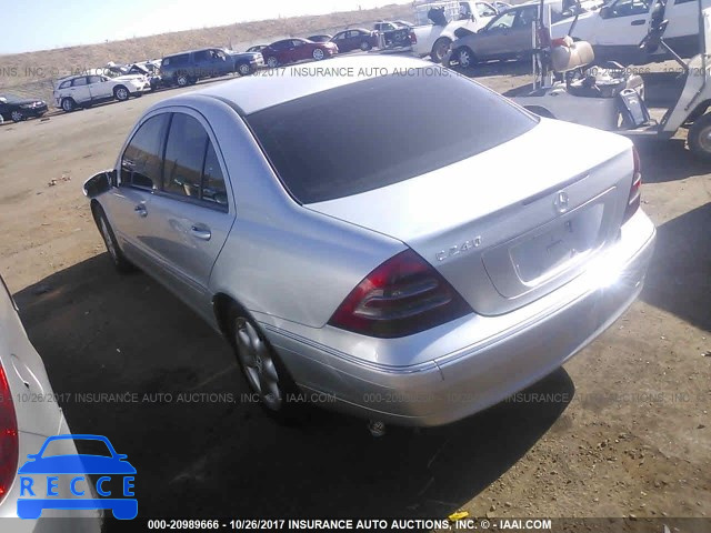 2003 MERCEDES-BENZ C 240 WDBRF61J33F337374 image 2