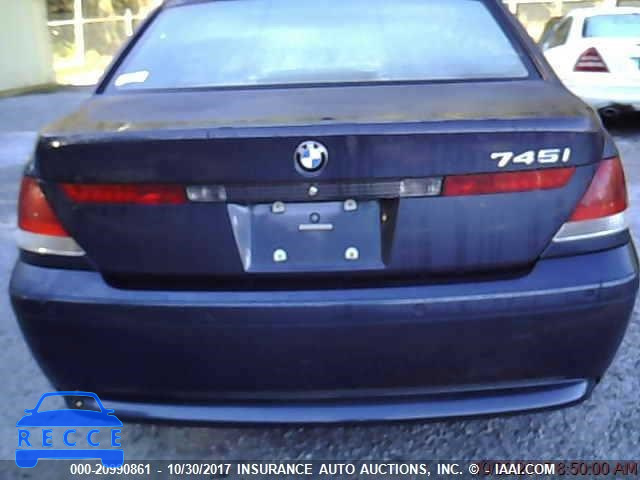 2005 BMW 745 WBAGL63575DP74792 image 2