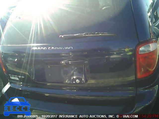 2006 DODGE GRAND CARAVAN 1D4GP24R06B508970 зображення 2