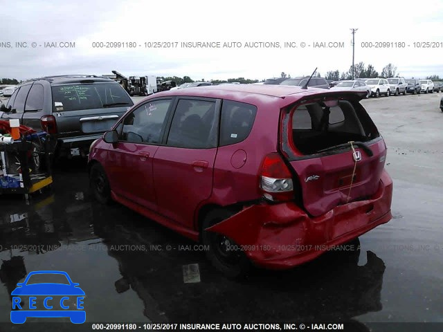 2007 Honda FIT JHMGD38687S057024 image 2