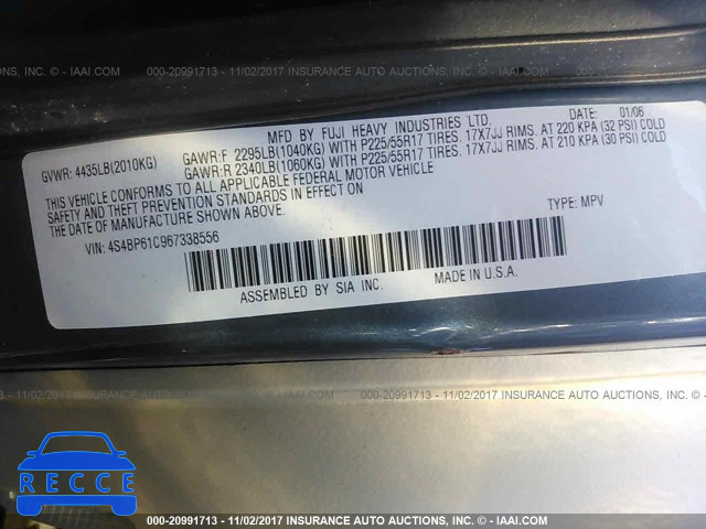 2006 Subaru Legacy 4S4BP61C967338556 image 8
