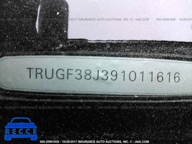 2009 Audi TT TRUGF38J391011616 зображення 8