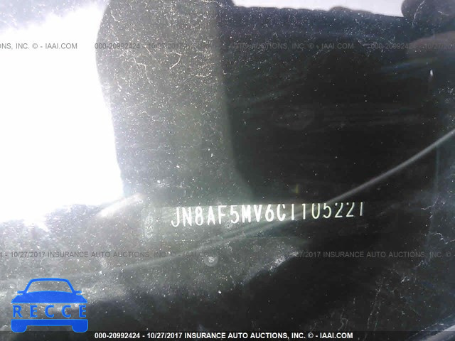 2012 Nissan Juke S/SV/SL JN8AF5MV6CT105221 зображення 8