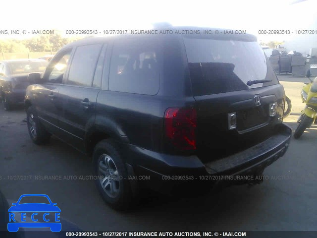 2005 Honda Pilot EXL 5FNYF18595B052534 image 2