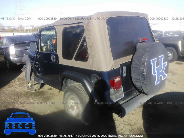 2001 Jeep Wrangler / Tj SPORT 1J4FA49S71P350456 image 2