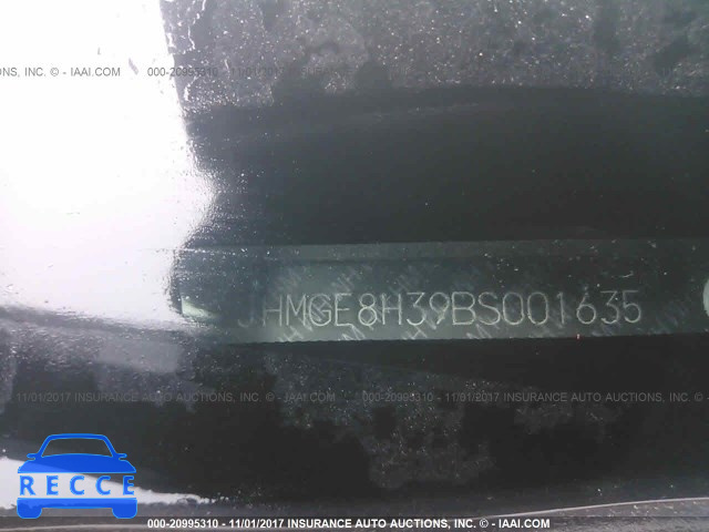 2011 Honda FIT JHMGE8H39BS001635 image 8
