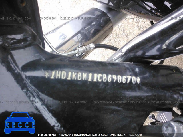 2012 Harley-davidson FLHX STREET GLIDE 1HD1KBM11CB690670 image 9