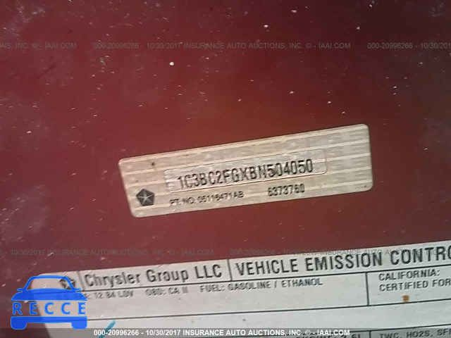 2011 Chrysler 200 LIMITED 1C3BC2FGXBN504050 image 8