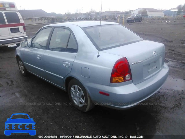 2005 Hyundai Accent KMHCG45C65U663720 image 2