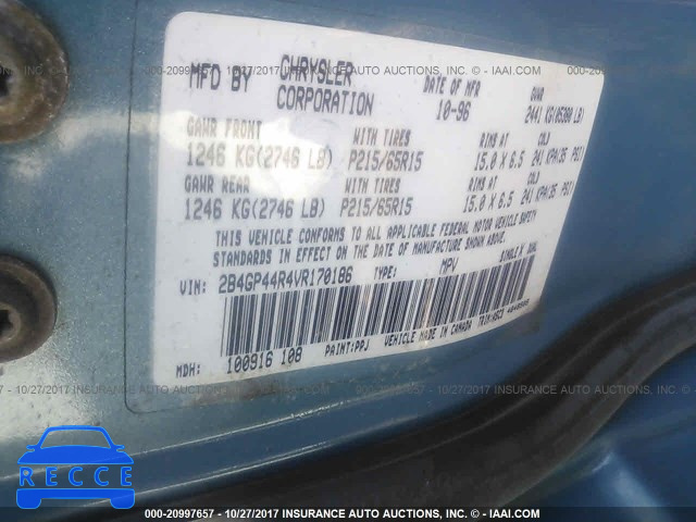 1997 Dodge Grand Caravan SE/SPORT 2B4GP44R4VR170186 image 8