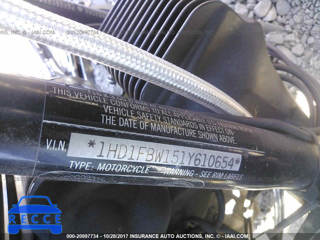 2001 Harley-davidson FLHRI 1HD1FBW151Y610654 зображення 9