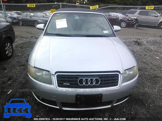 2006 AUDI A4 WAUDT48HX6K009955 зображення 5