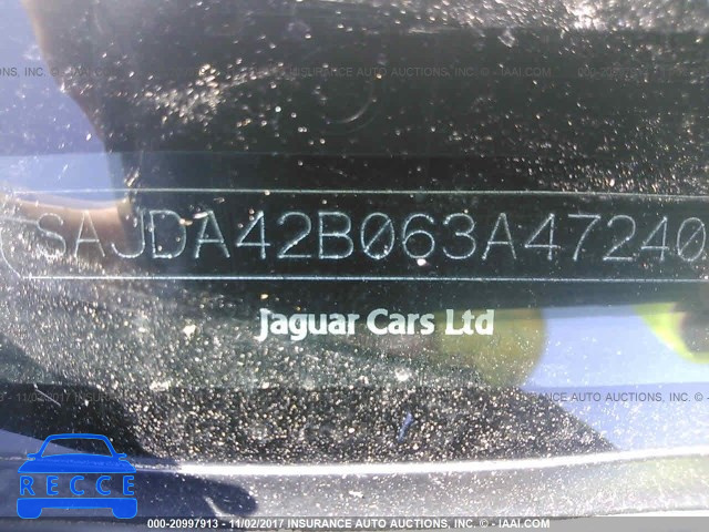 2006 Jaguar XKR SAJDA42B063A47240 зображення 8