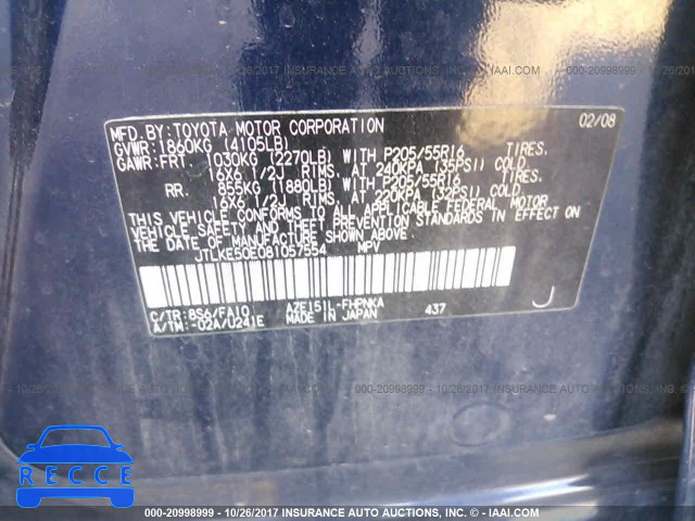 2008 Scion XB XB JTLKE50E081057554 Bild 8